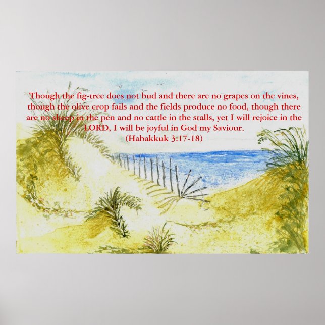 "Beach (kristen)" Poster (Framsidan)