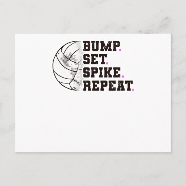 Beach Lady Volleybollspelare Volleyboll Flicka Vykort (Framsida)