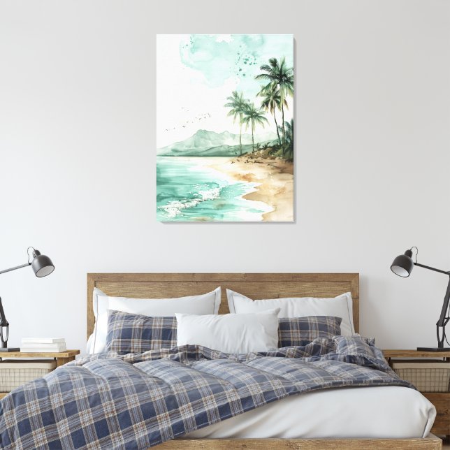 Beach Landscape Canvastryck (Insitu (sovrum))