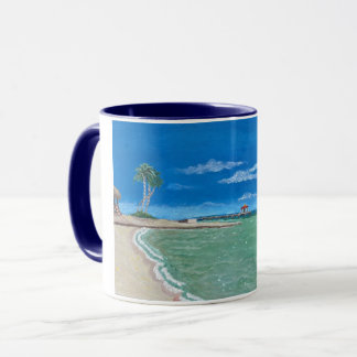 Beach landscape mugg