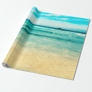 Beach Landscapestrand,sommar,blått,liggande,hav,hi Presentpapper