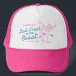 Beach Last Toast Bachelorette Helg Keps<br><div class="desc">Höj din bachelorette-fest med vår sista truckerkeps! Det är en roligt och ett dynamiskt tillskott till firande. Matchande objekt i Cava party-design.</div>