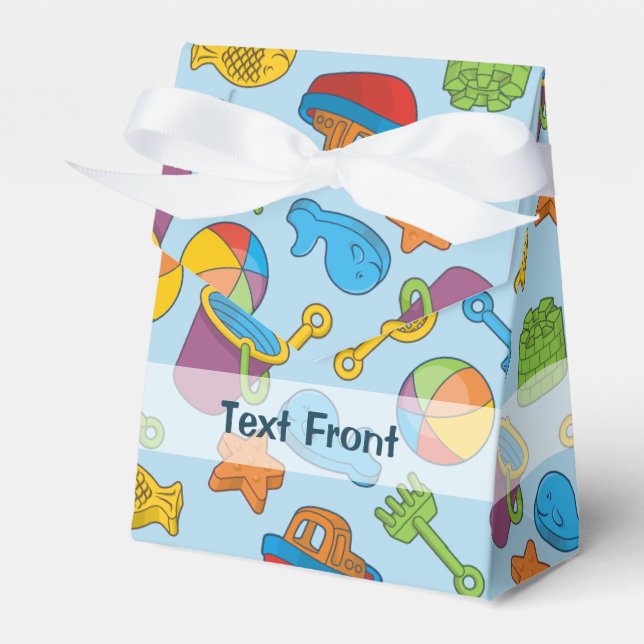 Beach Leksaker Icons Presentaskar (Framsidan Sidan)
