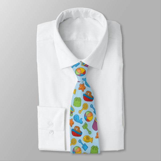 Beach Leksaker Icons Slips (Bunden)