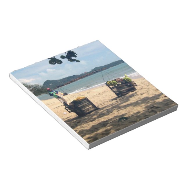 Beach-leverantörer ... Lamai Beach, Koh Samui-ön Anteckningsblock (Vinklad)