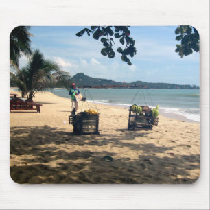 Beach-leverantörer ... Lamai Beach, Koh Samui-ön Musmatta
