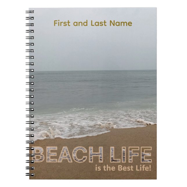 Beach Life är det bästa livet - Kusten Anteckningsbok (Framsidan)