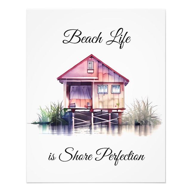 Beach Life är Shore Perfection Fototryck (Framsidan)