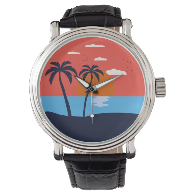 Beach Life Armbandsur (Framsida)