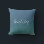 Beach Life citerar Ocean Vatten Blue Abstrakt Cute Kudde<br><div class="desc">Tryckt med vackra och goda scener av havsbotten!</div>