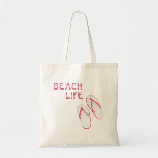 Beach Life Flinflip flops Tygkasse (Framsidan)