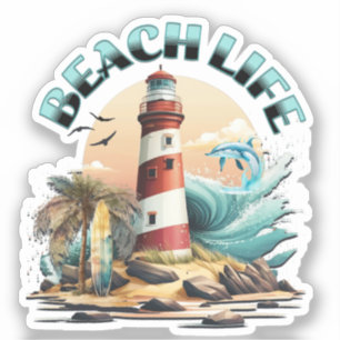 Beach Life Klistermärken