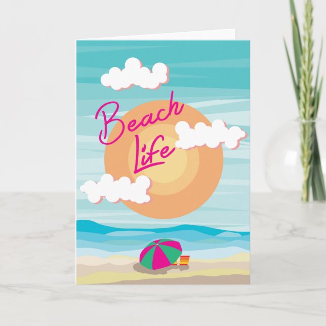 Beach Life Kort (Framsida)