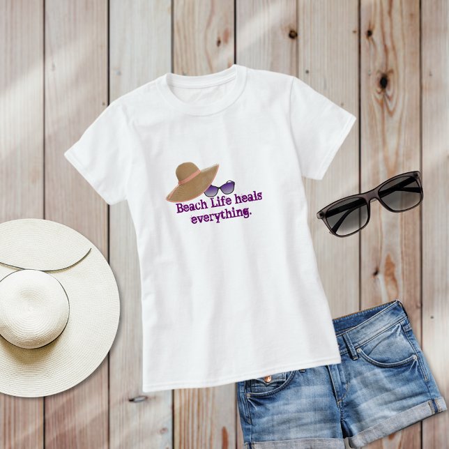 Beach Life lagrar allt T Shirt (Skapare uppladdad)