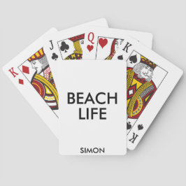 Beach Life Lifeguard Gift Casinokort