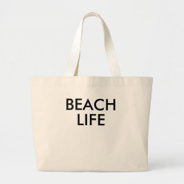 Beach Life Lifeguard Gift Jumbo Tygkasse