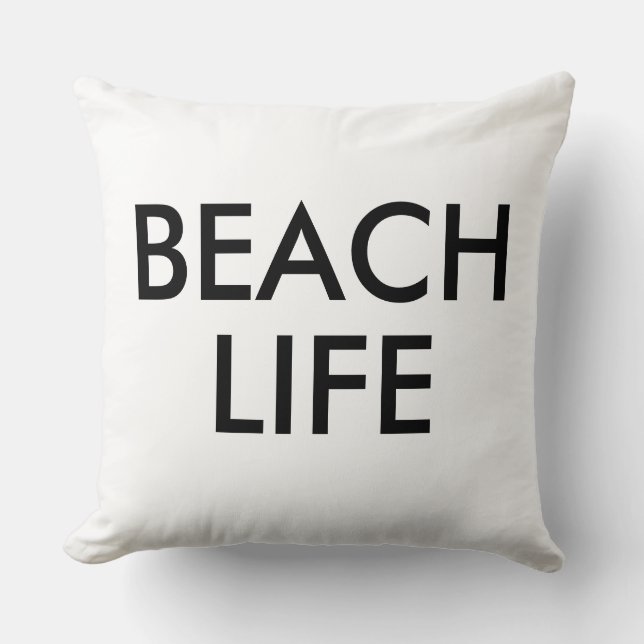 Beach Life Lifeguard Gift Kudde (Framsida)