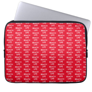Beach Life Lifeguard Gift Laptop Fodral