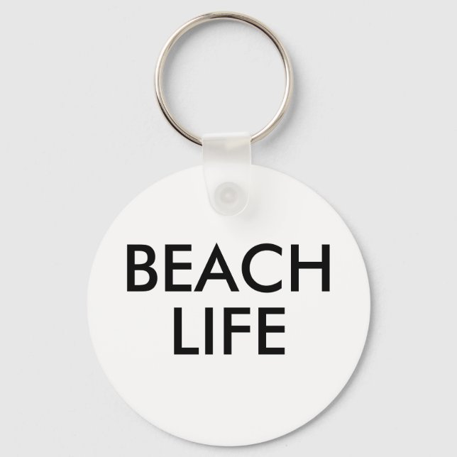 Beach Life Lifeguard Gift Nyckelring (Framsida)