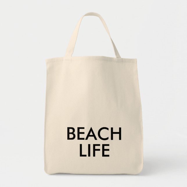 Beach Life Lifeguard Gift Tygkasse (Framsidan)