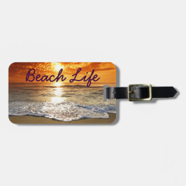 Beach Life Luggage Tag Bagagebricka