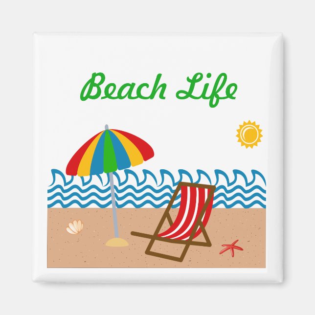 Beach Life Magnet (Framsidan)