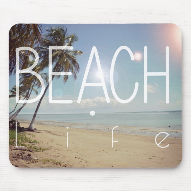 Beach Life Mousepad Musmatta (Framsidan)