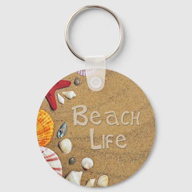 Beach Life Nyckelring (Framsida)