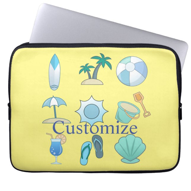 Beach Life Sak Thunder_Cove Laptop Fodral (Framsidan)