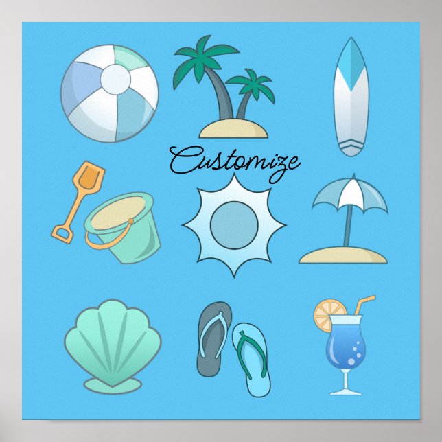 Beach Life Sak Thunder_Cove Poster (Framsidan)