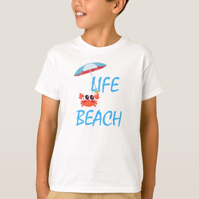 BEACH LIFE T SHIRT (Framsida)