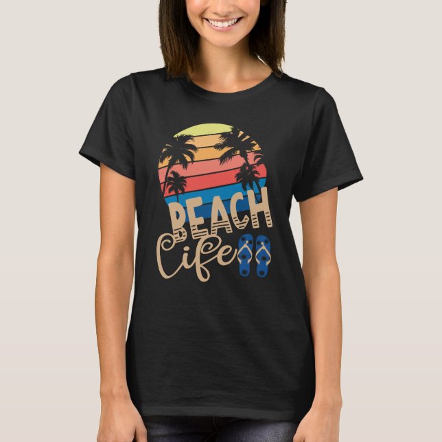 Beach Life T Shirt (Framsida)