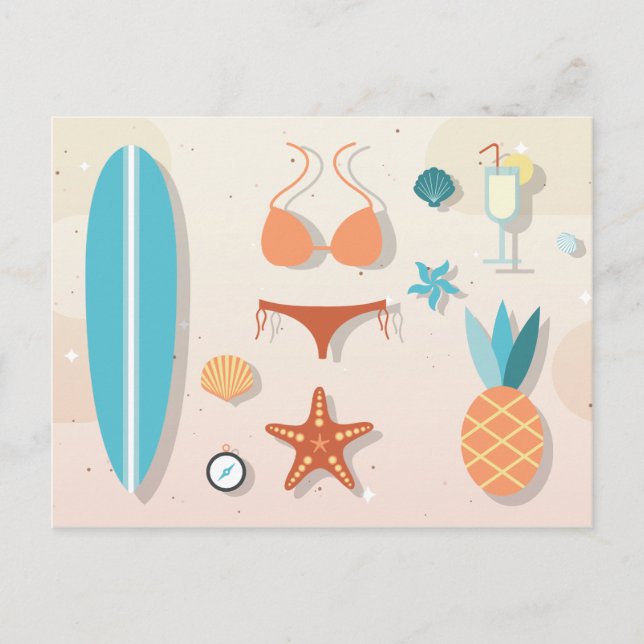 Beach Life Vykort (Framsida)
