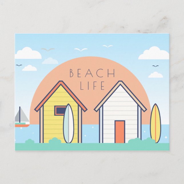 Beach Life Vykort (Framsida)