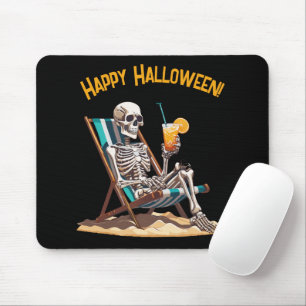 Beach Lounging Skeleton Halloween Musmatta