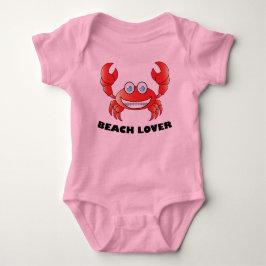 Beach Lover - Baby Jersey Kroppsstrumpa T Shirt