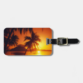Beach Luggage Tag Bagagebricka
