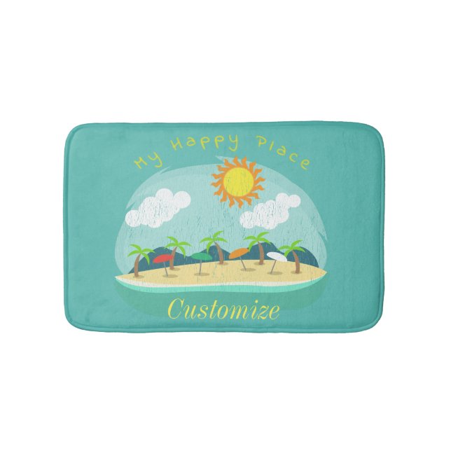 Beach Lycklig Ställe Thunder_Cove Badrumsmatta (Framsidan)