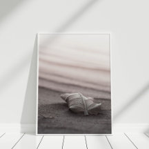Beach med Löv Poster