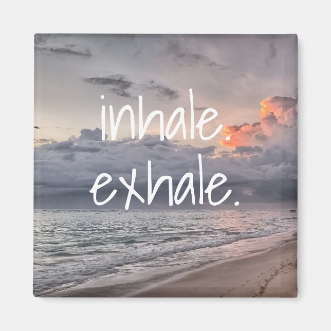 Beach Meditation Magnet (Framsidan)