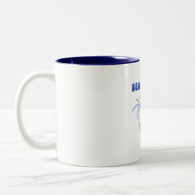 Beach Mode On Mug – Summer Coffee Cup Två-Tonad Mugg (Vänster)