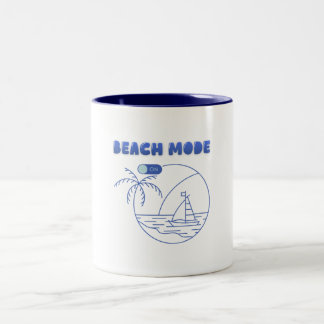 Beach Mode On Mug – Summer Coffee Cup Två-Tonad Mugg