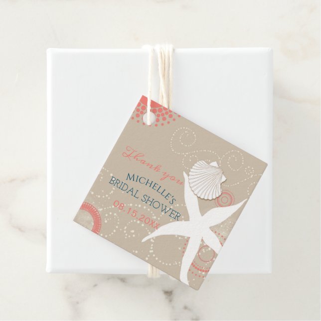 Beach Möhippa Firande Gåvor Etiketter (På plats)