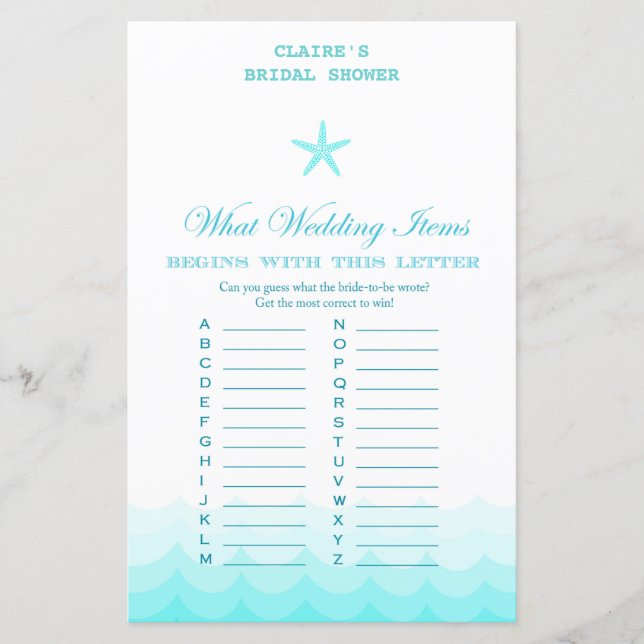 Beach Möhippa Game, Nautical, Sjöjungfru (Framsida)