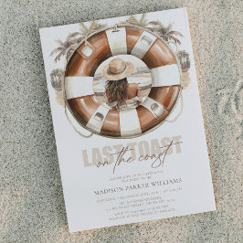 Beach-Möhippan Sista popup på kusten Inbjudningar
