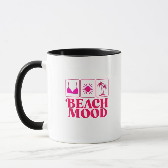 Beach Mood Tropical Coffee Mugg - Summer Vibes (Vänster)