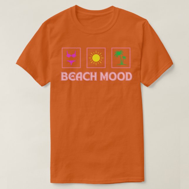 Beach Mood TShirt T Shirt (Design framsida)