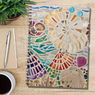 Beach Mosaic Anteckningsbok
