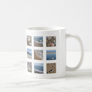 Beach Mosaic Photo Mugg