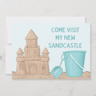 Beach My New Sandcastle Flytta Ny adress Meddelande